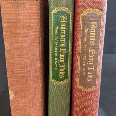 Fairy Tale Book Lot - Andersen Szyk and Fifty Famous Tales Grimm's Fairy Tales