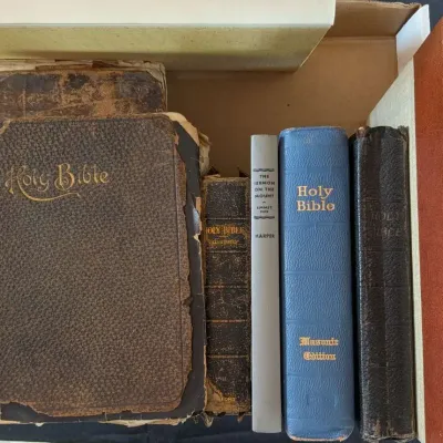 Antique Family Bible Collection - Oxford KJV & More
