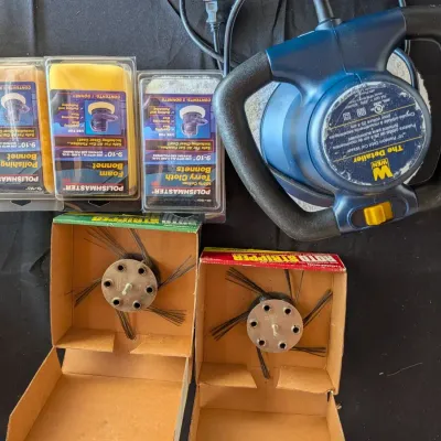 WEN Detailer Car Waxer with Roto Stripper and Bonnets