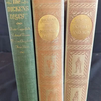 Charles Dickens Book Lot - Heritage Press Illustrated Editions