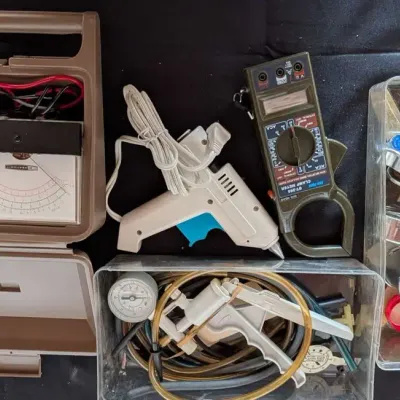 Heathkit Utility Voltmeter and Cen-Tech Clamp Meter Lot