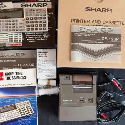 Sharp EL-5500 Scientific Pocket Computer with Interface