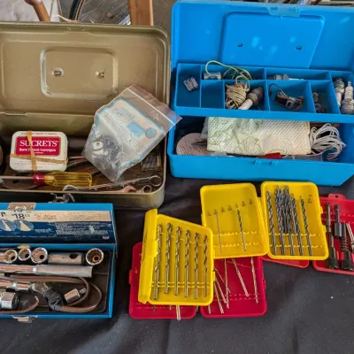 Kraeuter Socket Set with Drill Bits and Tackle Box Tools
