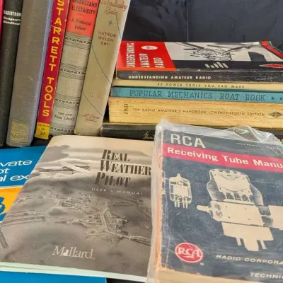 Vintage Radio Book Lot #2 - RCA, Amateur Radio Handbook