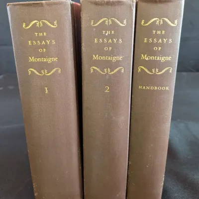 Essays of Michel de Montaigne - Heritage Press Edition - 3 Volume Set