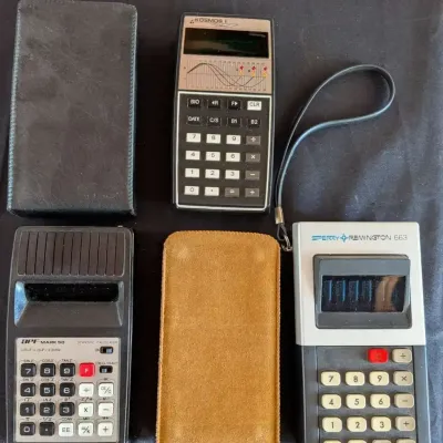 Vintage Scientific Calculator Lot - Sperry Remington Mark 50