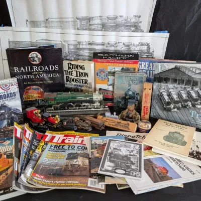 Railroad History Book & DVD Collection - Steam Trains & More