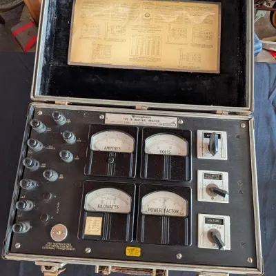 Antique Westinghouse Type TA Industrial Analyzer Meter
