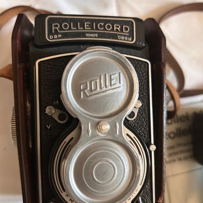 1950s German Rolleicord twin-lens reflex camera