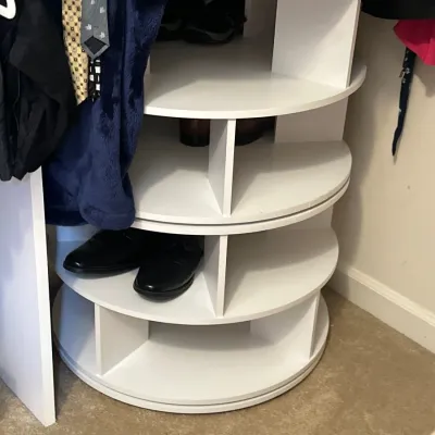 Rotating carousel style organizer