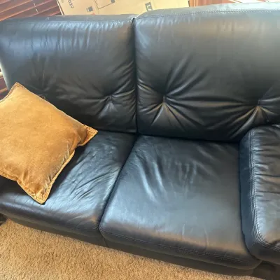 Leather couch