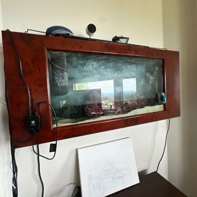 Wall-Mounted Aquarium Tank