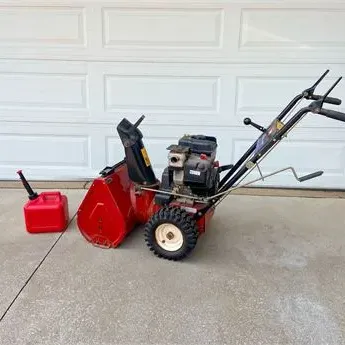 Toro power throw snow blower