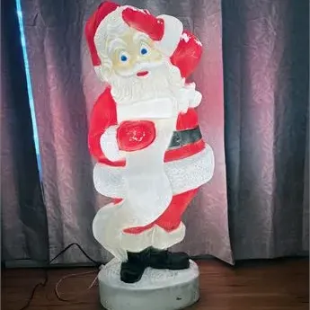 Vintage union santa blow mold