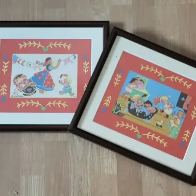 Framed Children's Book Illustrations (BR1)