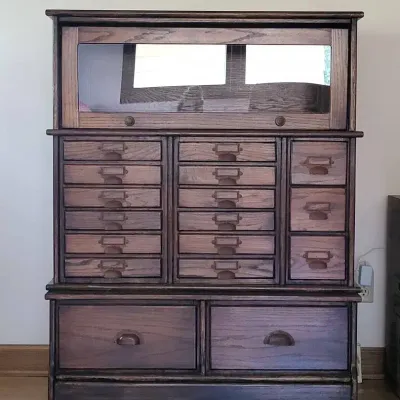 Wood Multi-Drawer Cabinet (FR)