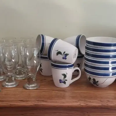 L.L. Bean Blueberry Stoneware + (FR)