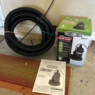 Drummond 1/4 HP Submersible Sump Pump