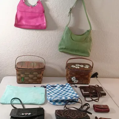 Handbags - 5 Brighton, Hand-painted, Bath & Body Works++