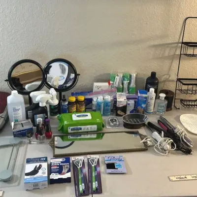 Bath Lot - Bandages, Alcohol, Scale, Homedics Foot Massage++