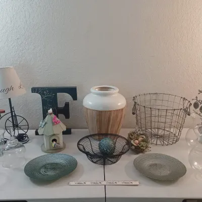 Decor #2 - Glass, Vase, Lamp, Birdhouse, Family Tree+++