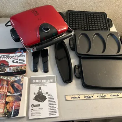 George Foreman The Next Grilleration G5 Electric Grill 