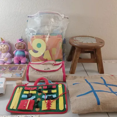 Children's Toys - Pound Puppies, Elephant Stool, Tic-tac-toe, Cabbage Patch+++