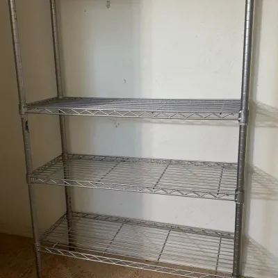 4 Tier Metal Adjustable Shelving Unit 36x14x54