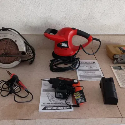 Power Tools - Black & Decker, Skill Saw, Pivot Driver, Weller