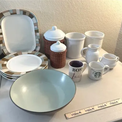 Kitchen Ceramics - Le Creuset, Nate Berkus, Starbucks+