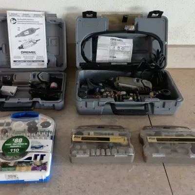 2 Dremel 3000 Multi-tools + Many Accessories