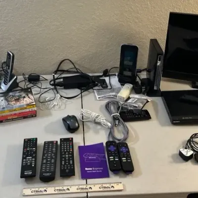 Misc Electronics - Vizio TV, Sony DVD Player, AT&T Phones+++