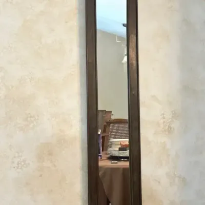 Vintage Style Metal Panel Mirror 8x57
