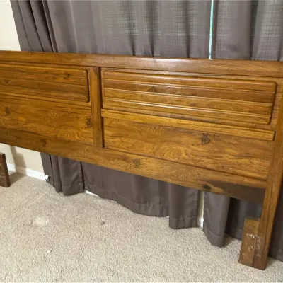 Large Wood Headboard King Size 82x42