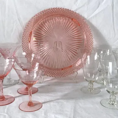 (10) Vintage Glass