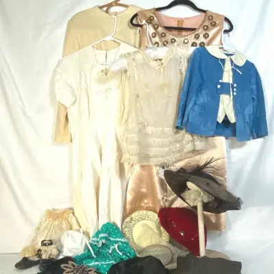 Assorted Vintage Clothes And Hats 