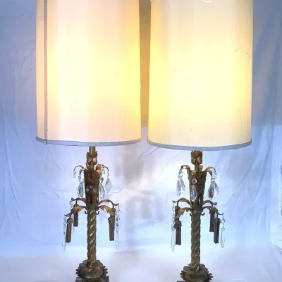 Two Regency Table Lamps