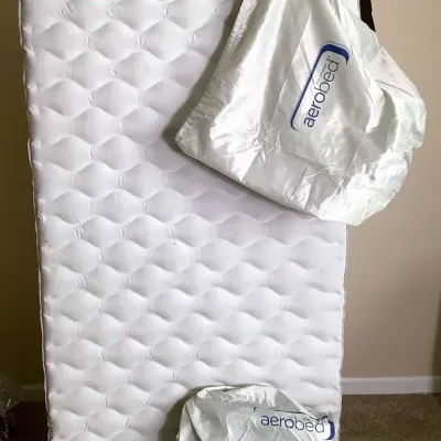 (2) The Original Aerobed Twin Blowup Mattress 
