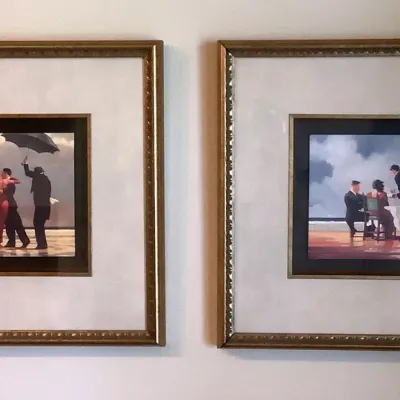 (2) Quality Framed Art Prints - Jack Vettriano