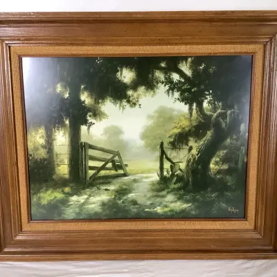 Quality Framed Dalhart Willberg Print Under Glass 