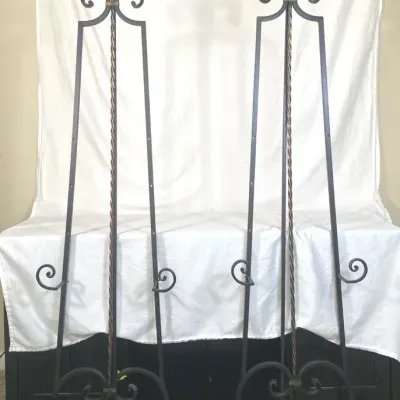 Large Decorative Metal Easels 