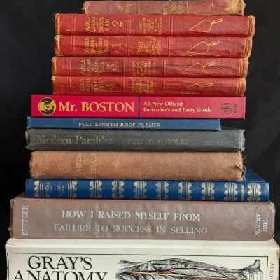 Vintage Audels Masons Builders Guide 4-Volume Set, Wizard Of Oz with Extras