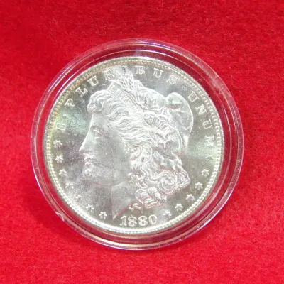 Sale Photo Thumbnail #221: 1880 Morgan Silver Dollar San Francisco Mint