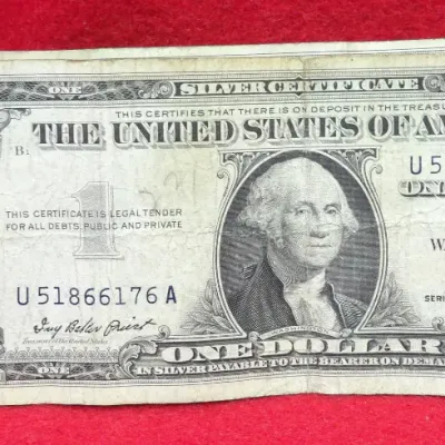 Sale Photo Thumbnail #242: US Silver certificate dollars
