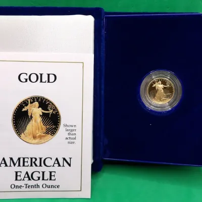 Sale Photo Thumbnail #191: American Eagle 1/10th ounce Gold Coin