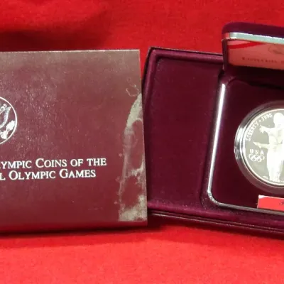 Sale Photo Thumbnail #214: Olympic commemorative coin proof