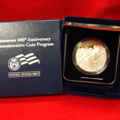 Sale Photo Thumbnail #215: Jamestown commemorative coin proof