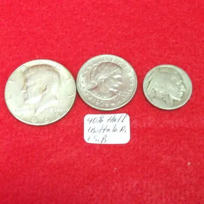 Sale Photo Thumbnail #227: 3 - 40% silver coins