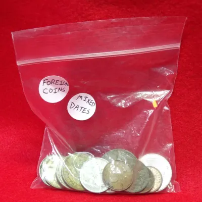 Sale Photo Thumbnail #249: foreign coins