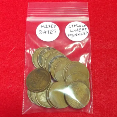 Sale Photo Thumbnail #252: Lincoln wheat pennies